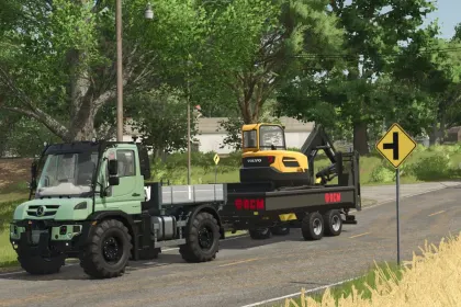 Excavator Volvo ECR88D VA for Farming Simulator 25