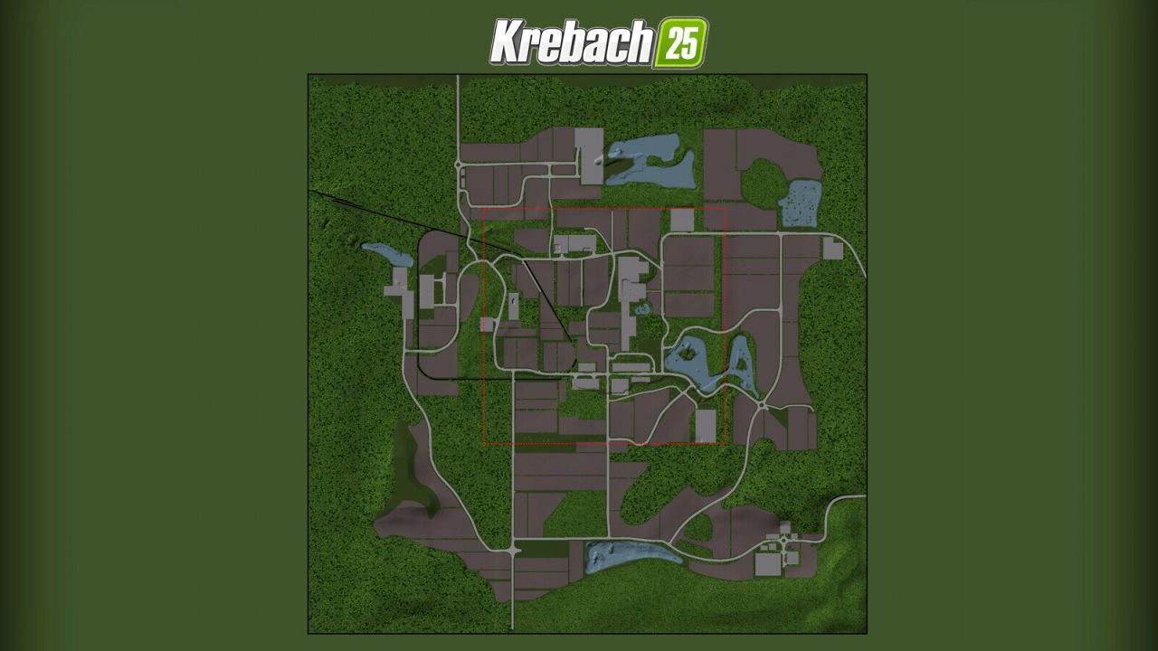 Карта Krebach для Farming Simulator 25