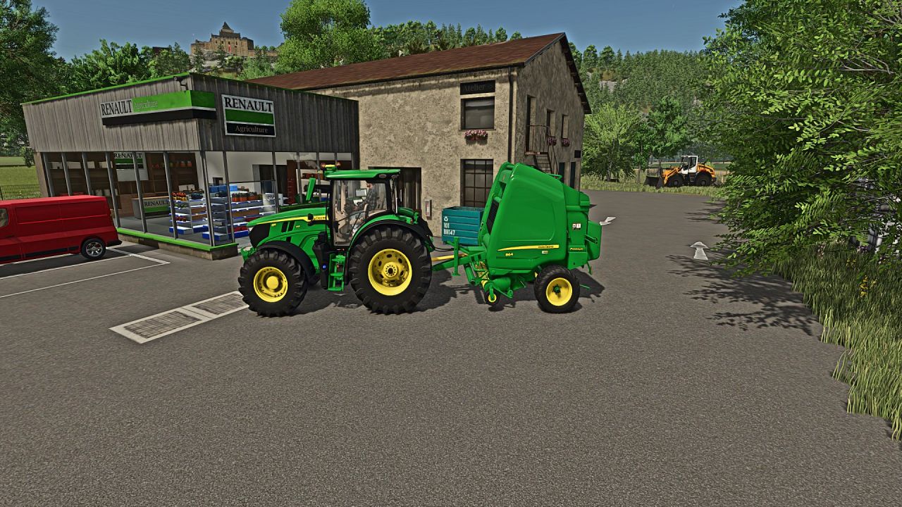 Прес-підбирач John Deere 864 Premium для Farming Simulator 25