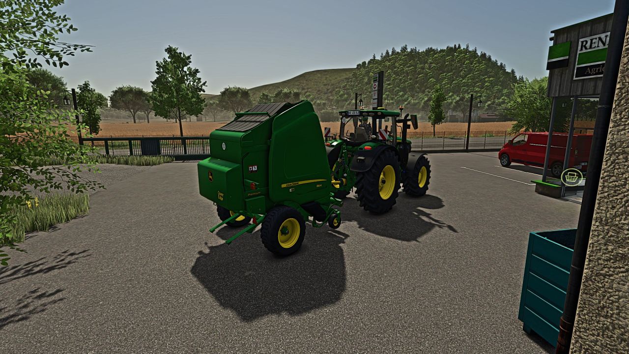 Прес-підбирач John Deere 864 Premium для Farming Simulator 25