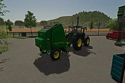 Прес-підбирач John Deere 864 Premium для Farming Simulator 25 — 3