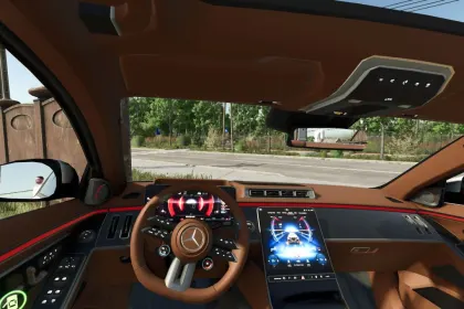 Автомобіль Mercedes Benz S63 AMG для Farming Simulator 25 — 3