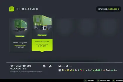Пакет Fortuna для Farming Simulator 25 — 5