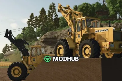Мод на Легендарний Навантажувач Volvo LM 845 Rust Edition для FS25