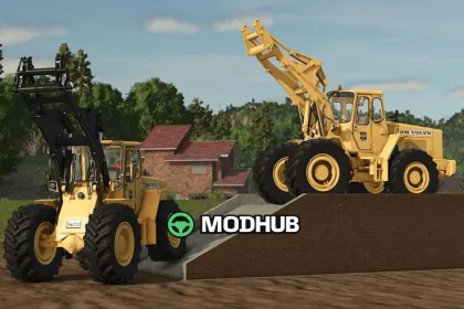Мод на Легендарний Навантажувач Volvo LM 845 Rust Edition для FS25