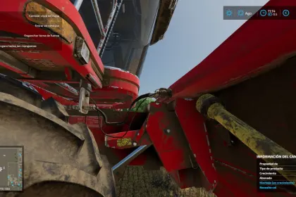 Flexifull 840 Header for Don Roque 150 Combine for Farming Simulator 22 — 3