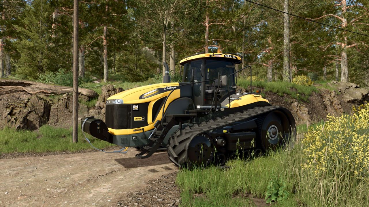 Трактор Cat Challenger MT800 для Farming Simulator 25