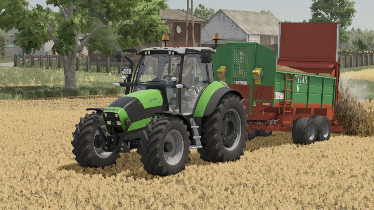 Трактор Deutz Fahr Agrotron K Series для Farming Simulator 25