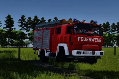 Пожежна машина Magirus-Deutz LF8 для Farming Simulator 25 — 3