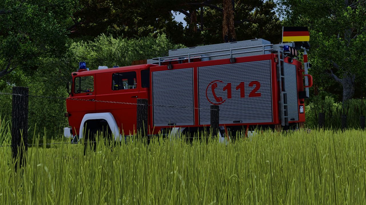 Пожежна машина Magirus-Deutz LF8 для Farming Simulator 25