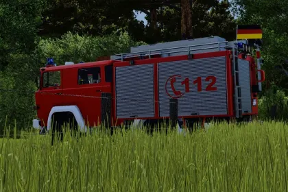 Пожежна машина Magirus-Deutz LF8 для Farming Simulator 25 — 4