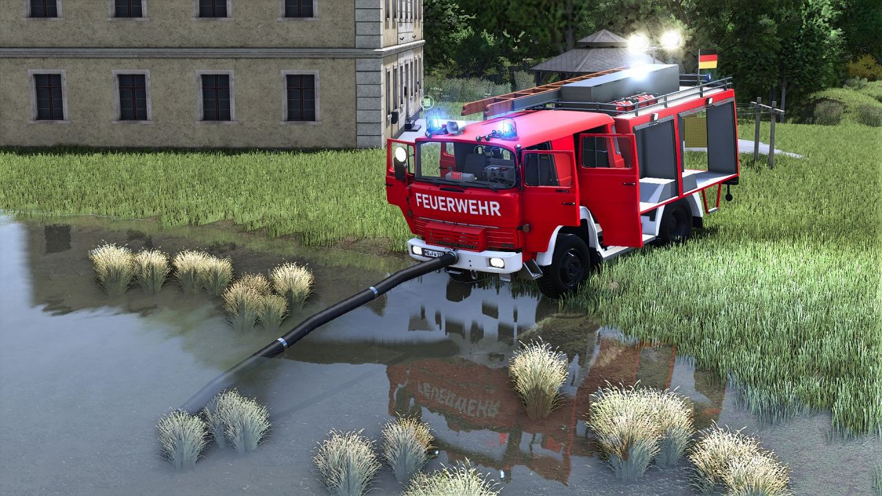 Пожежна машина Magirus-Deutz LF8 для Farming Simulator 25