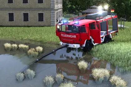 Пожежна машина Magirus-Deutz LF8 для Farming Simulator 25 — 5