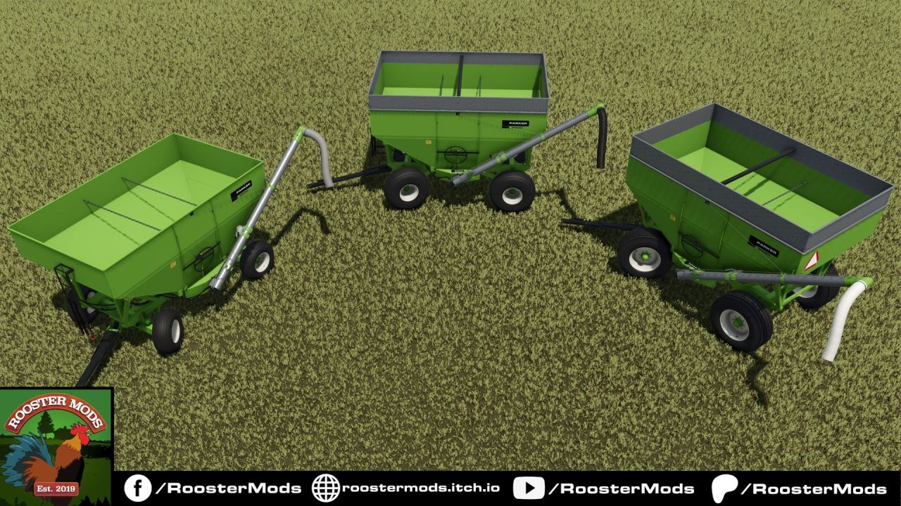 Шнекова система Parker 1400 для Farming Simulator 25