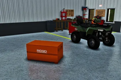 Новий Ridgid Tool Box для Farming Simulator 25 — Зручний Ящик для Інструментів і Зберігання