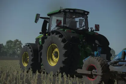 Mocny Traktor John Deere 6R 230-250 Edit dla FS25 — Maksimum Ustawień i 50 km/h — 2