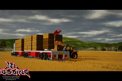 Причіп CIMC Flatdeck для Farming Simulator 25 — 1