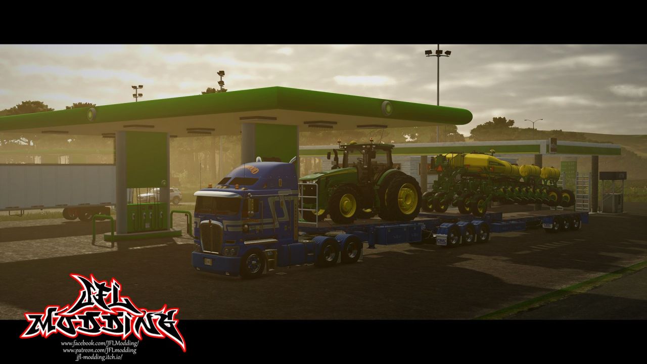 Причіп CIMC Flatdeck для Farming Simulator 25