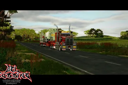 Причіп CIMC Flatdeck для Farming Simulator 25 — 3