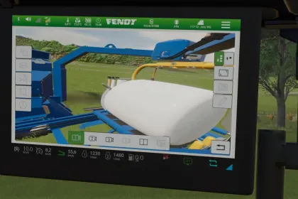 Ефективний Göweil G-1 F125 Kombi з Камерами Огляду для Farming Simulator 25 — 2