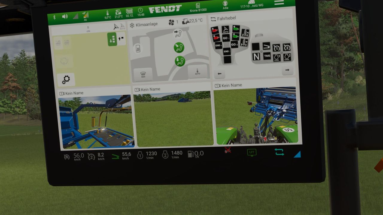 Ефективний Göweil G-1 F125 Kombi з Камерами Огляду для Farming Simulator 25