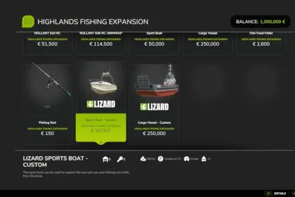 Розширення Boat Extension DLC для Farming Simulator 25 — 1