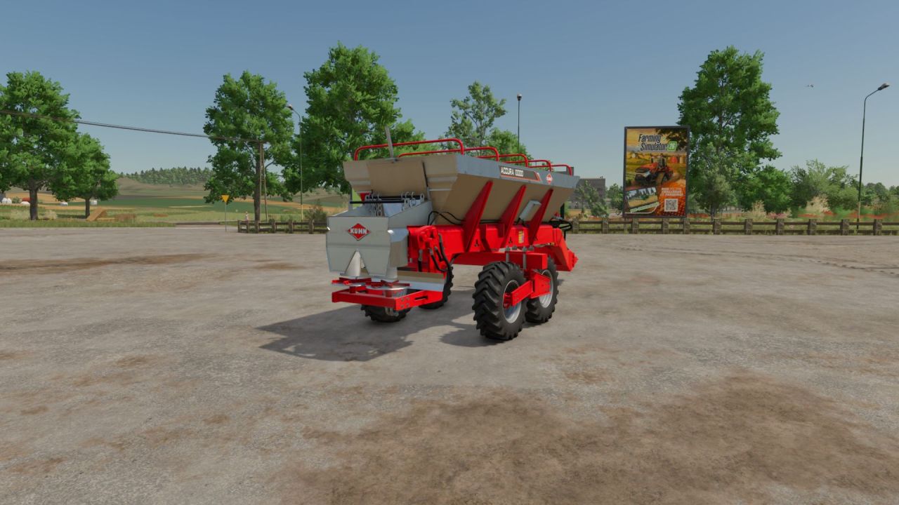 Fertilizer Spreader Kuhn ACCURA 10.000 for Farming Simulator 25