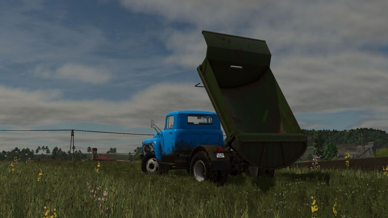 Вантажівка ZIL-130 для Farming Simulator 25