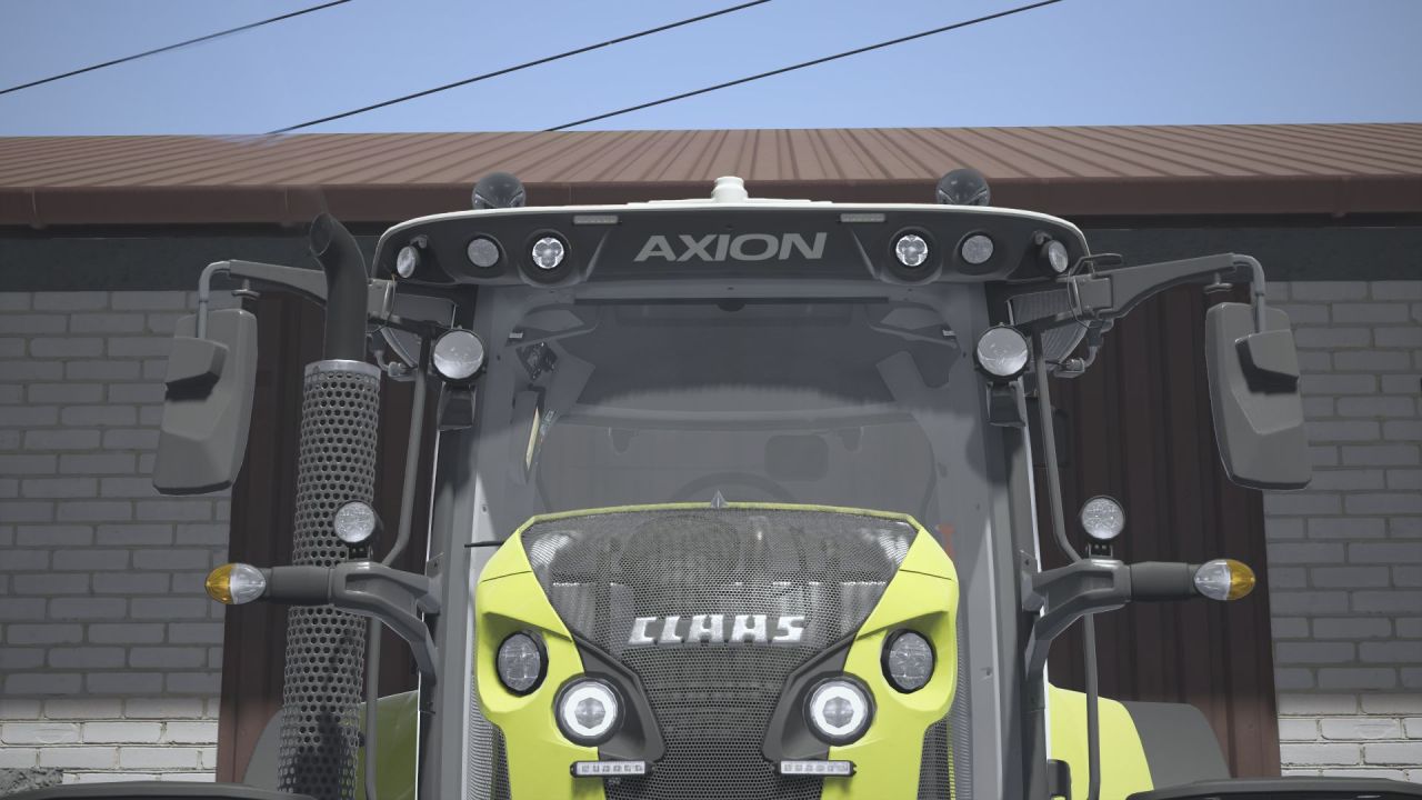 Трактор Claas Axion 870-800 для Farming Simulator 25