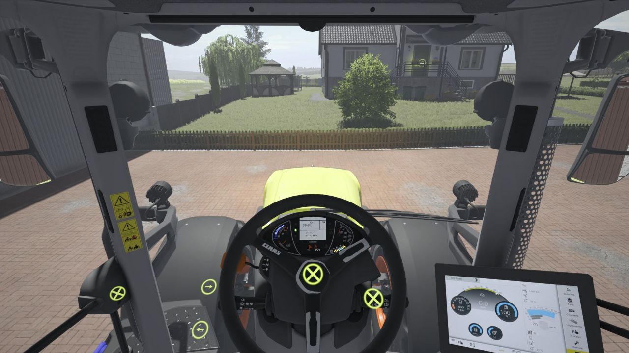 Трактор Claas Axion 870-800 для Farming Simulator 25