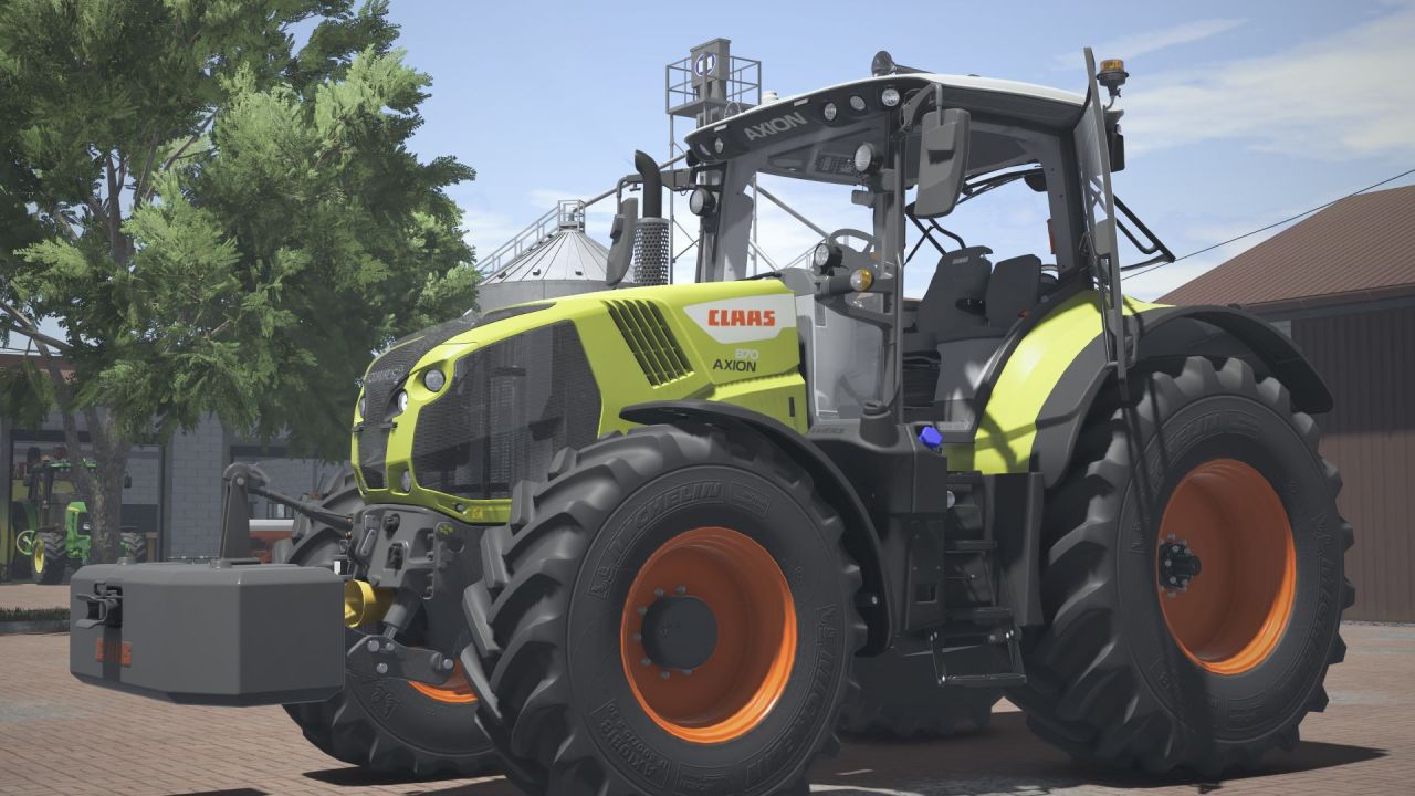 Трактор Claas Axion 870-800 для Farming Simulator 25