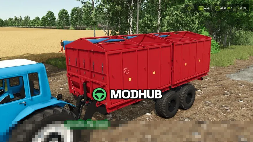 Мод на Причепи PTS-9 для Фермер Симулятор 25