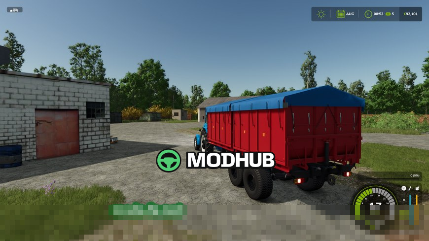 Mod für PTS-9 Anhänger für Farming Simulator 25 - Screenshots