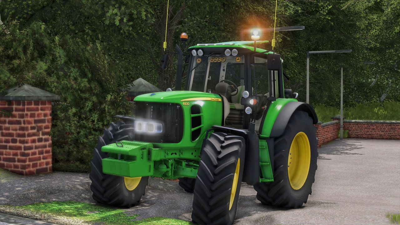 Efficient Tractor John Deere 6930 Edit for Farming Simulator 25 — Stylish Tuning and Details