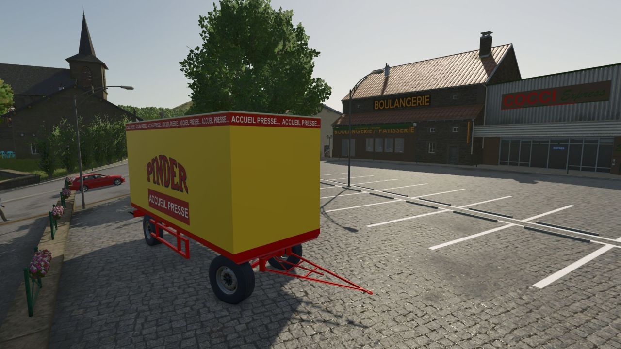 Причіп Pinder Home Press для Farming Simulator 25