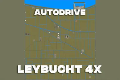 Автодрайв курс Leybucht 4x для Farming Simulator 25