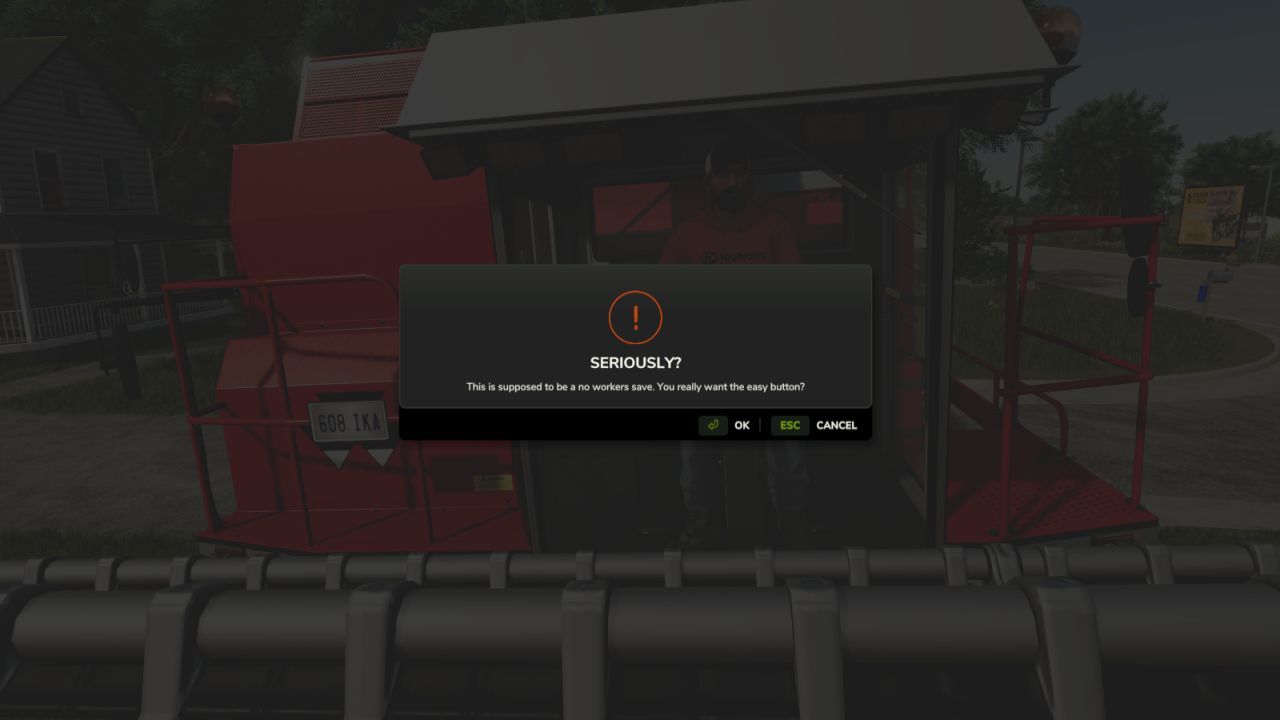 Скрипт No Workers для Farming Simulator 25