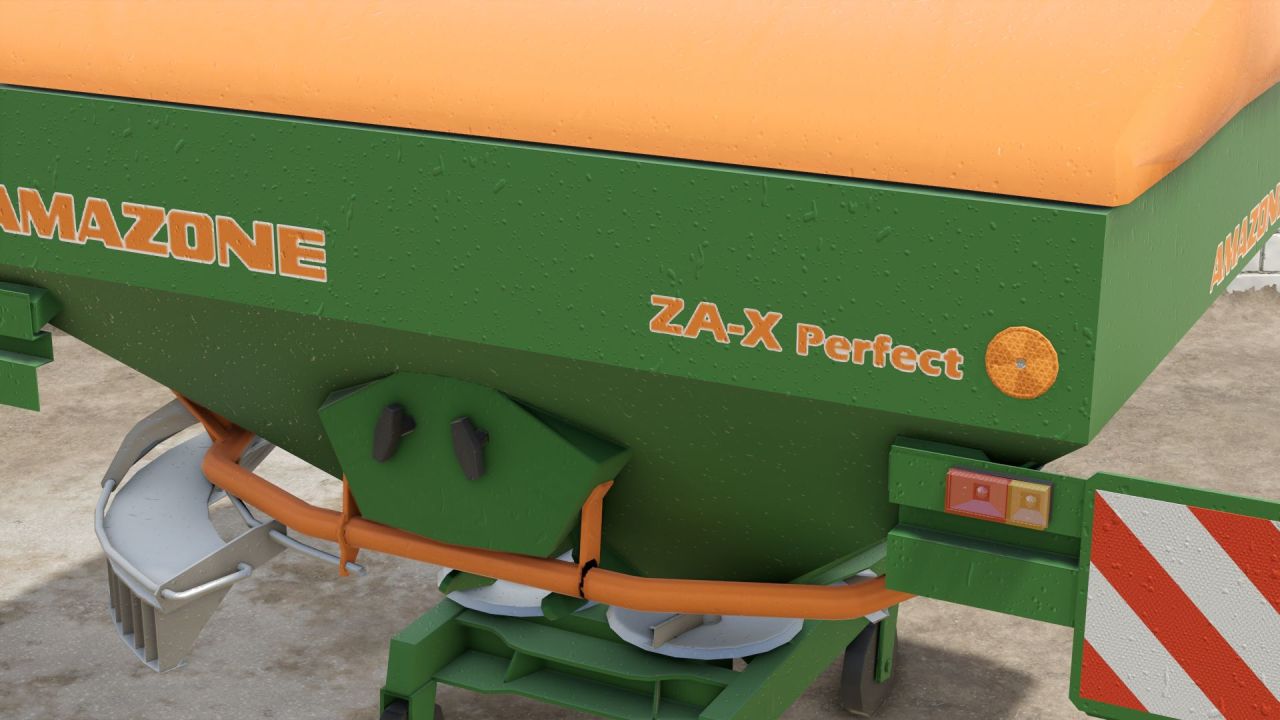 Fertilizer Spreader Amazone ZAX 1402 Perfect for Farming Simulator 25
