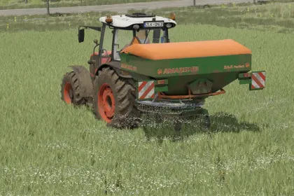 Fertilizer Spreader Amazone ZAX 1402 Perfect for Farming Simulator 25 — 5