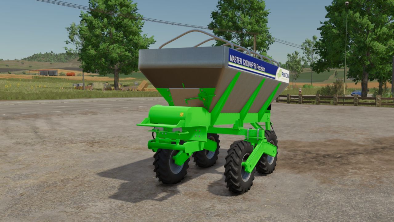 Розкидач добрив Piccin Master 12000 для Farming Simulator 25