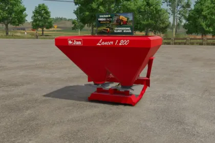 Розкидач добрив Jan Lancer 1200 для Farming Simulator 25 — 2