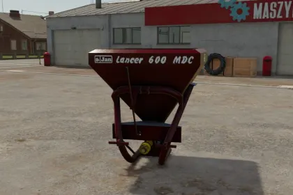 Розкидач добрив Jan Lancer 600 для Farming Simulator 25