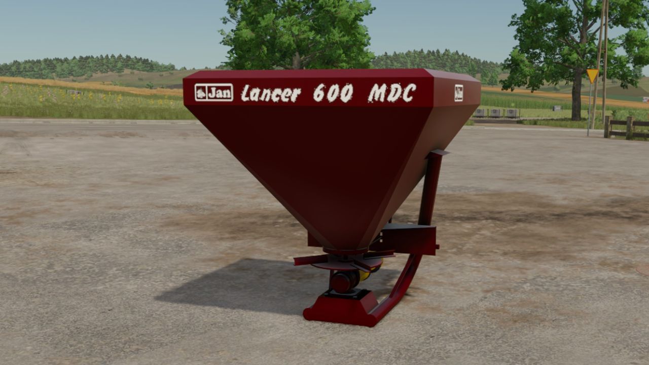 Розкидач добрив Jan Lancer 600 для Farming Simulator 25