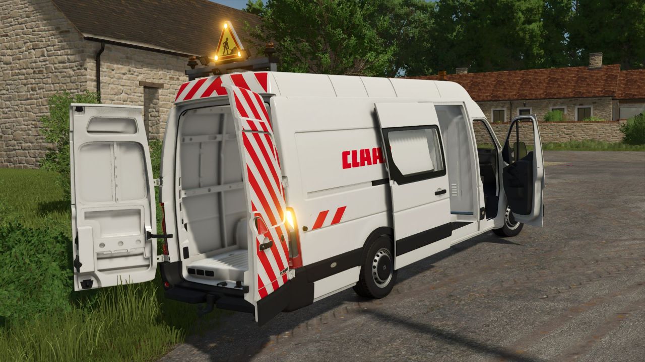 Фургон Renault Master L4H3 для Farming Simulator 25