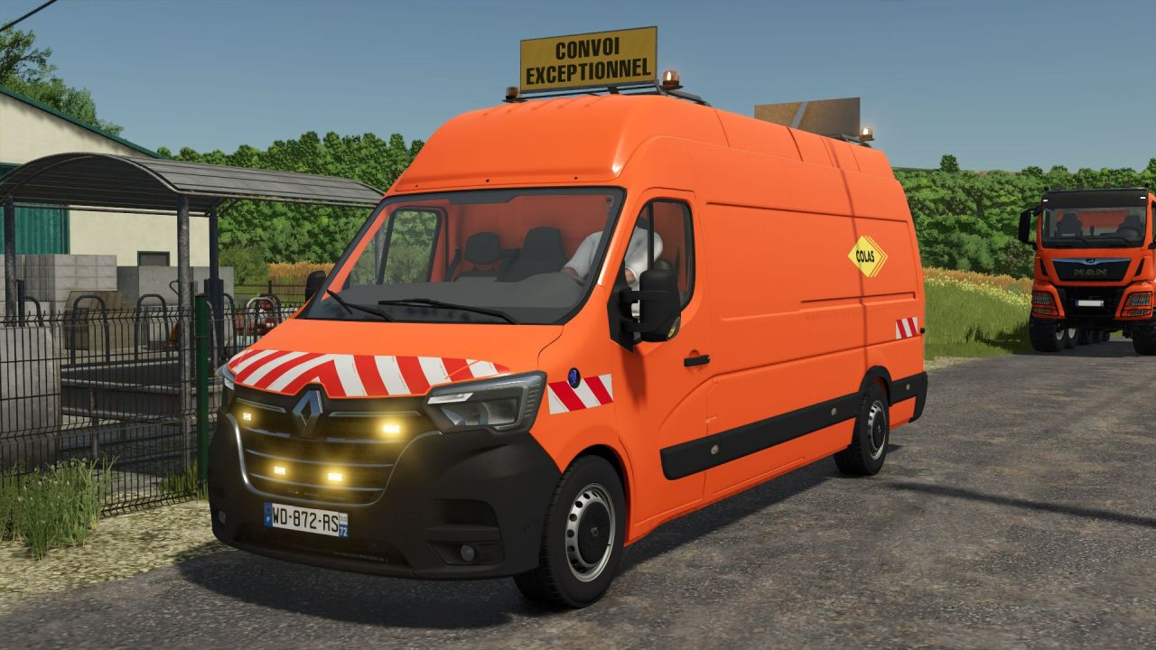 Фургон Renault Master L4H3 для Farming Simulator 25
