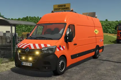 Фургон Renault Master L4H3 для Farming Simulator 25 — 3