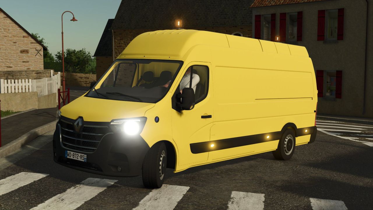 Фургон Renault Master L4H3 для Farming Simulator 25