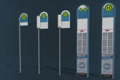 Stoppschilder (Prefab) für Farming Simulator 22