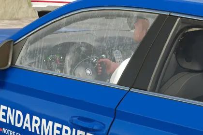 Автомобіль Skoda Kodiaq Gendarmerie для Farming Simulator 25 — 3