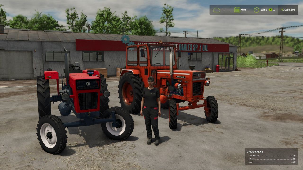 Трактор Universal 650 Original для Farming Simulator 25